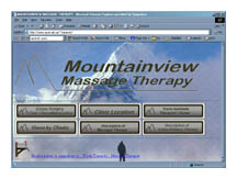 Mountainviw Massage Web Page